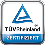 Unsere REXOboard<sup>®</sup> Alu-Balkonbretter wurden vom TÜV Rheinland zertifiziert!